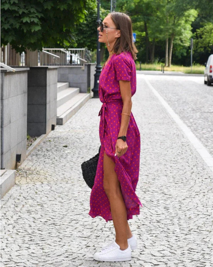 Scarlett - Floral Print Summer Dress