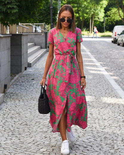 Scarlett - Floral Print Summer Dress