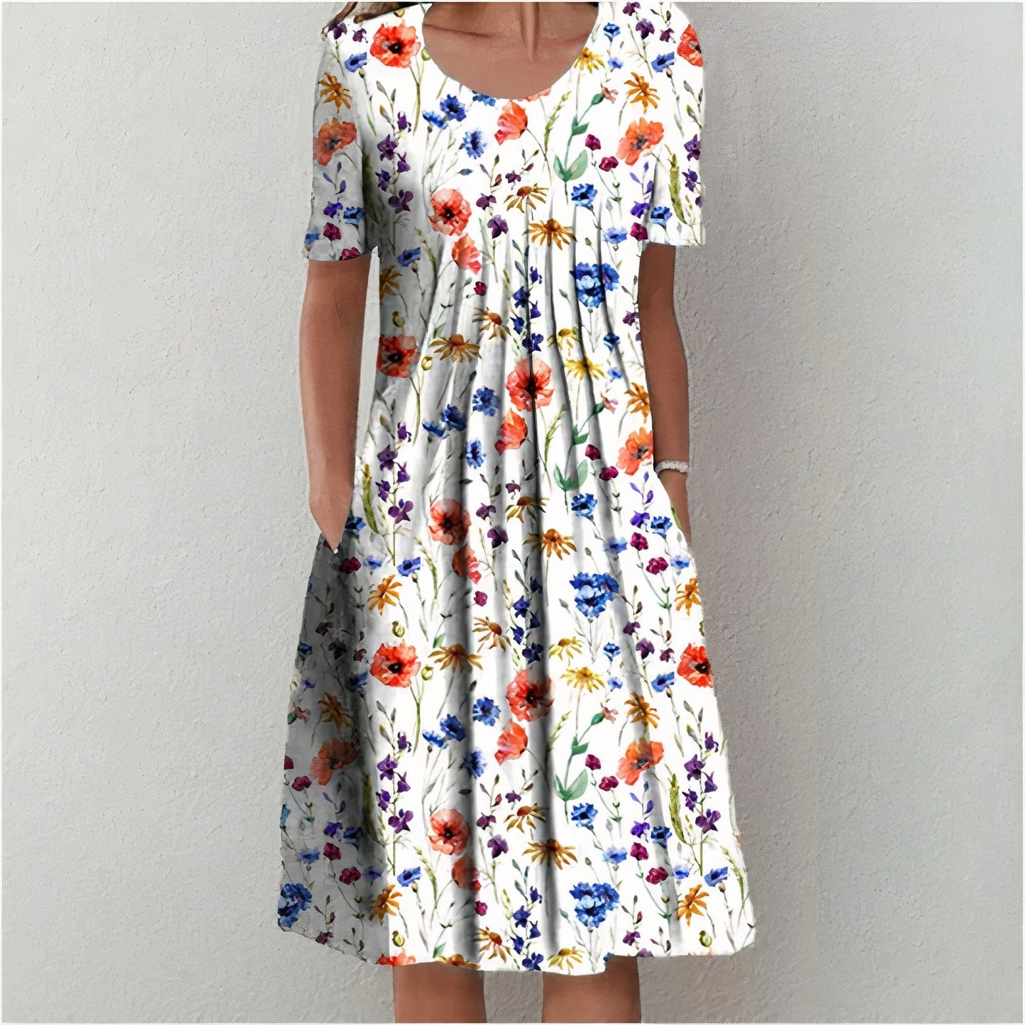 Katelyn | Elegant cotton dress