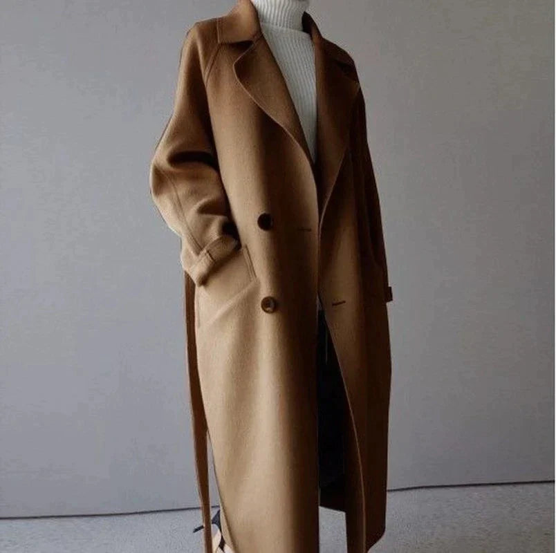 ACELYA - Long Wool Coat