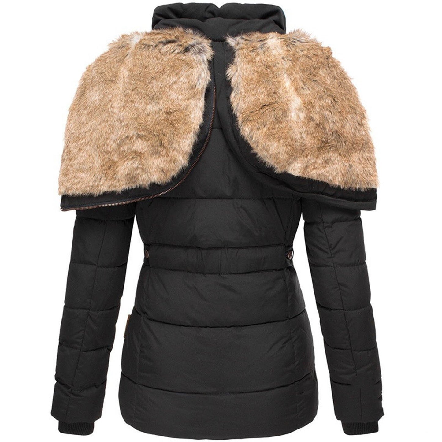 Inna | Stylish fur-lined winter coat for women