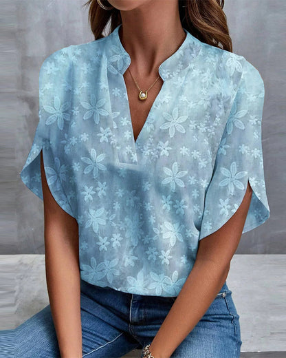 Amey | Floral Blouse