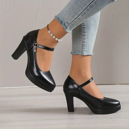 Claire™  | Black Heels