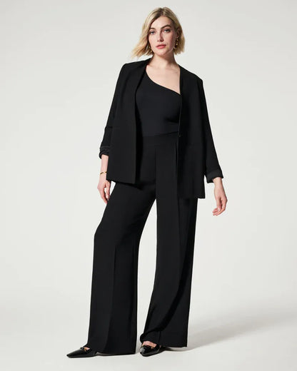 RUBY - Pleated Wide Leg Trousers