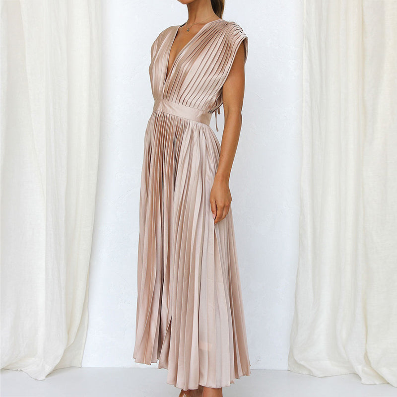 AYANIA - Pleated Summer Dress