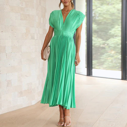 AYANIA - Pleated Summer Dress