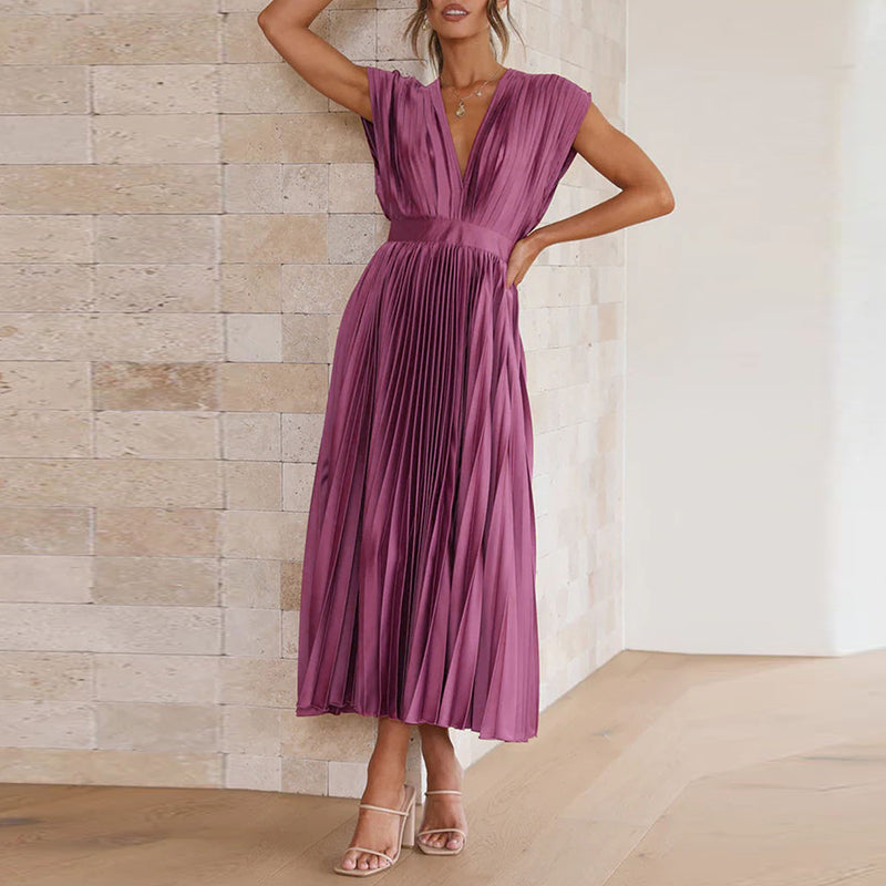 AYANIA - Pleated Summer Dress