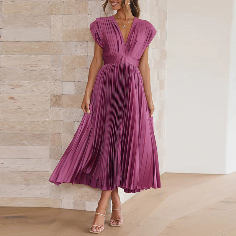 AYANIA - Pleated Summer Dress