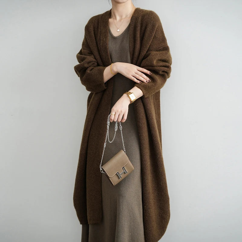 REDMI - Elegance Solid Longline Cardie