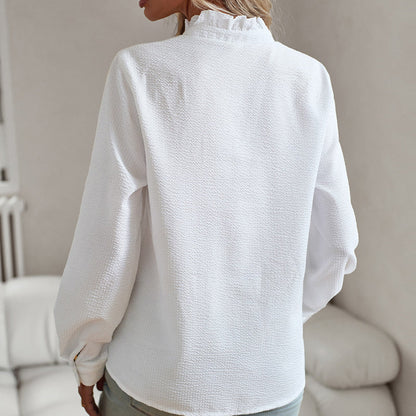 ESMAY - Blouse With Ruffles