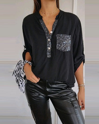 Adia | Sequin Top