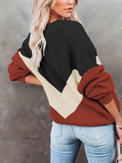 Talia | Crew Neck Pullover Sweater