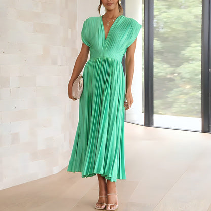 Sinead | Heavenly Elegance Sleeved Maxi Dress