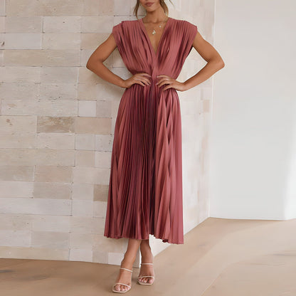 Sinead | Heavenly Elegance Sleeved Maxi Dress