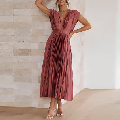 Sinead | Heavenly Elegance Sleeved Maxi Dress