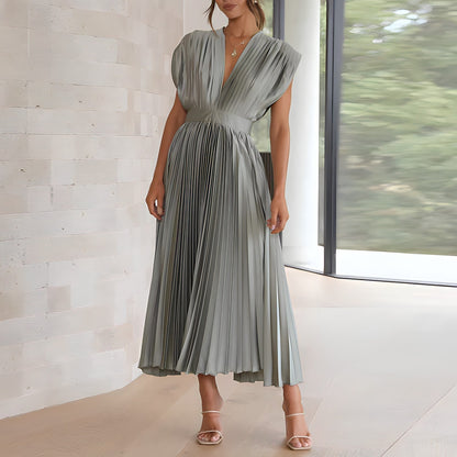 Sinead | Heavenly Elegance Sleeved Maxi Dress