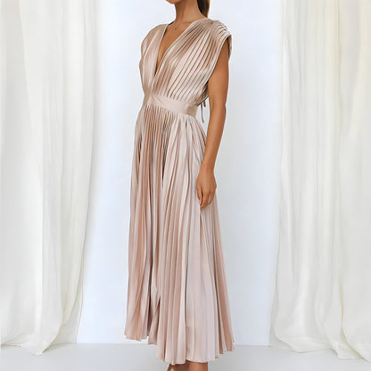 Sinead | Heavenly Elegance Sleeved Maxi Dress