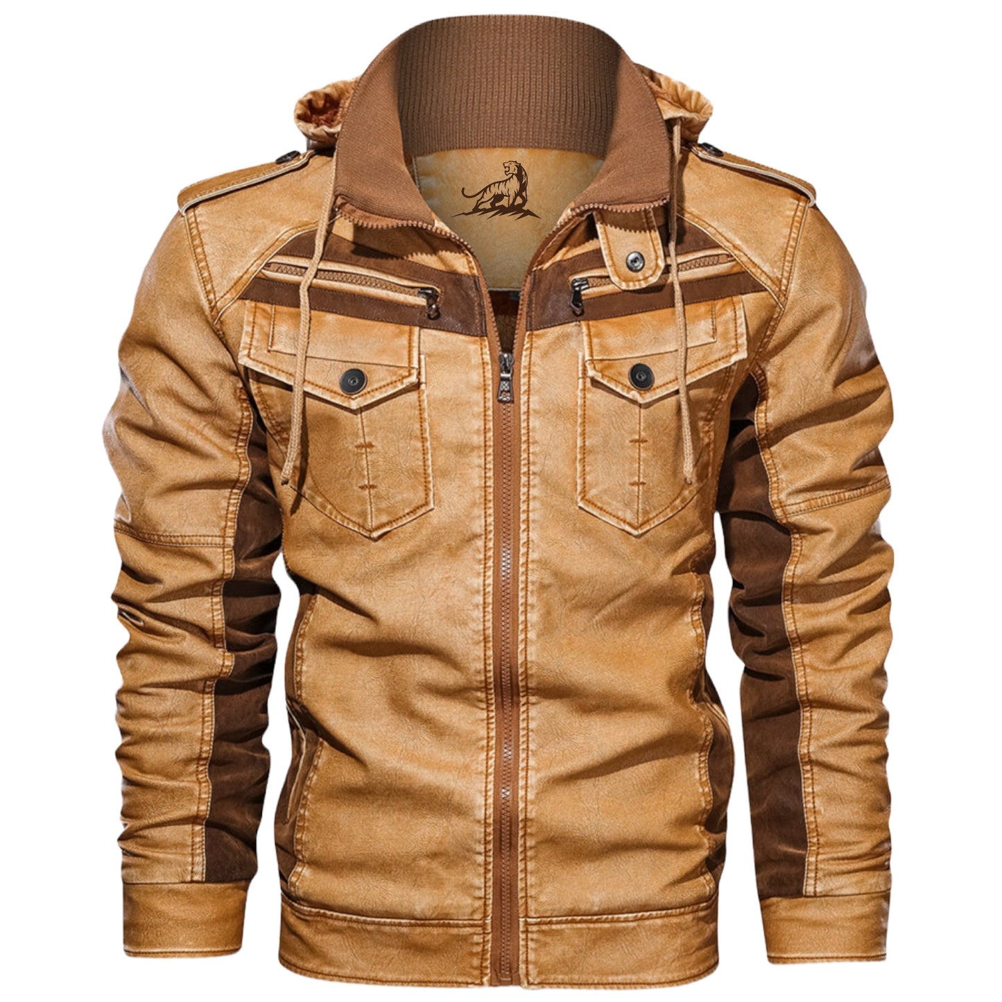 'Mohawk Rogue' Leather Jacket