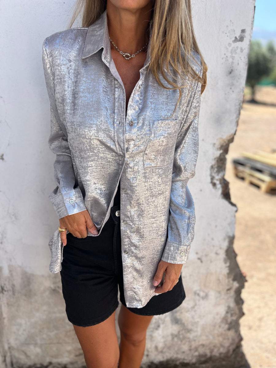 Mariam - Metallic Blouse