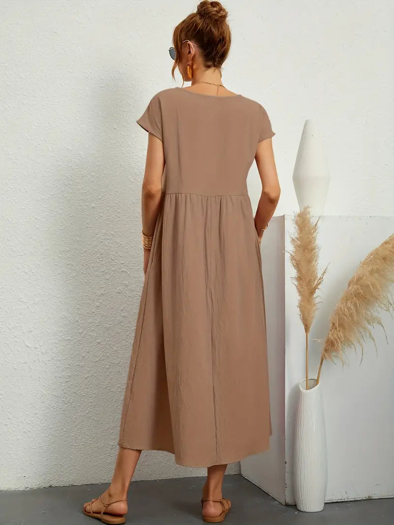 Nora™  | Khaki Dress