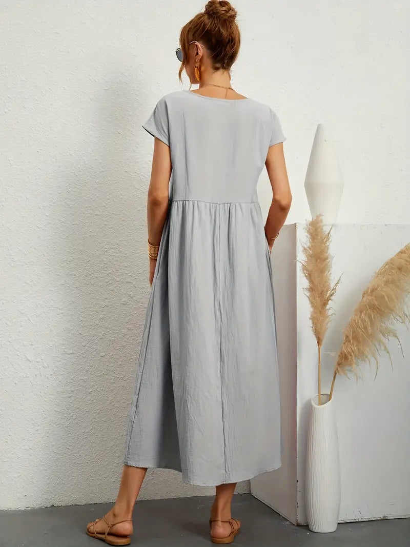 Nora™  | Grey Dress