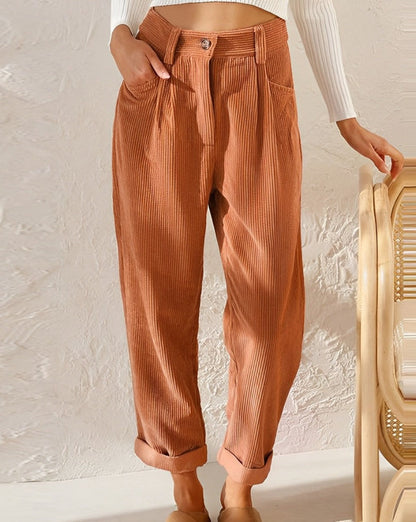 Monika | Fashionable Corduroy Pants