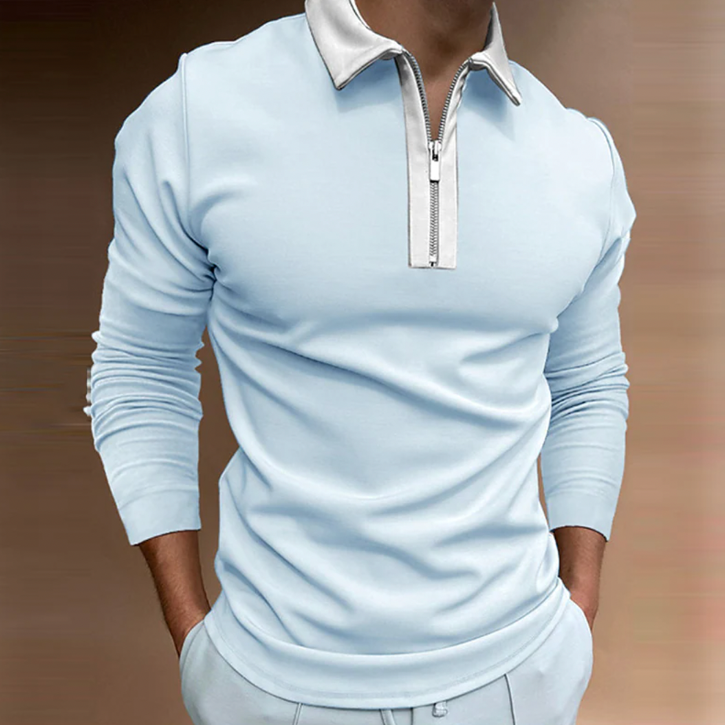 Leeno - The Elegant And Unique Long Sleeve Polo Shirt