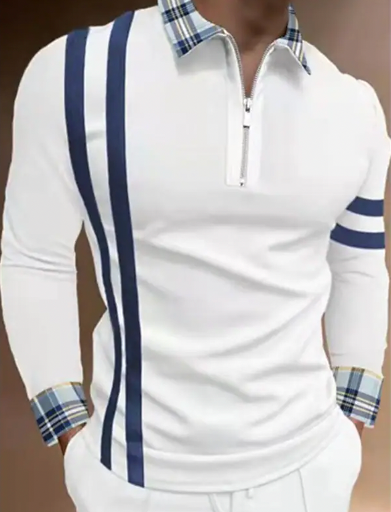 Leeno - The Elegant And Unique Long Sleeve Polo Shirt