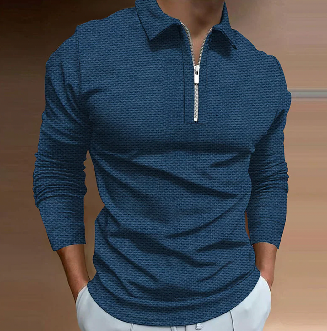 Leeno - The Elegant And Unique Long Sleeve Polo Shirt