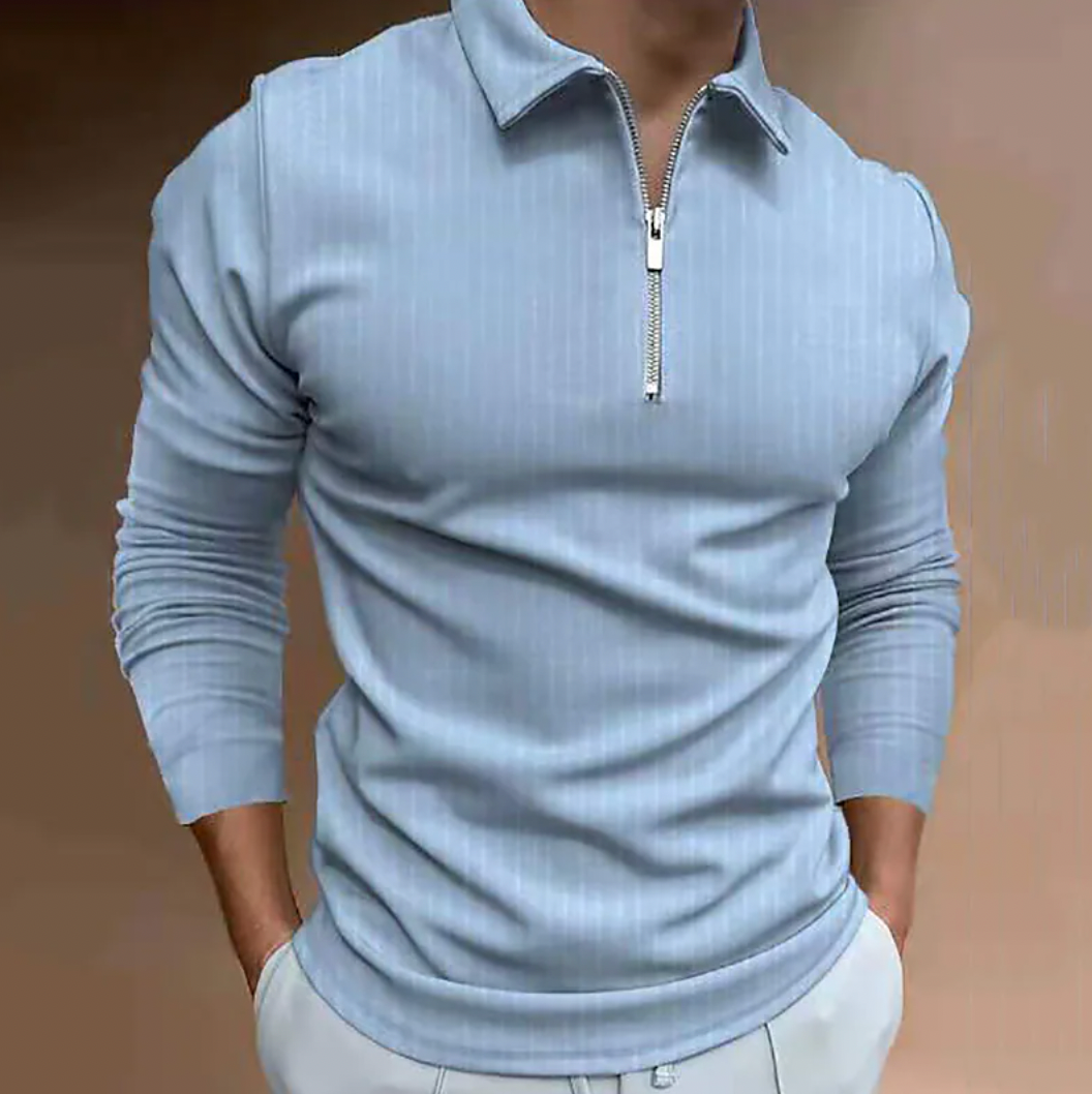 Leeno - The Elegant And Unique Long Sleeve Polo Shirt