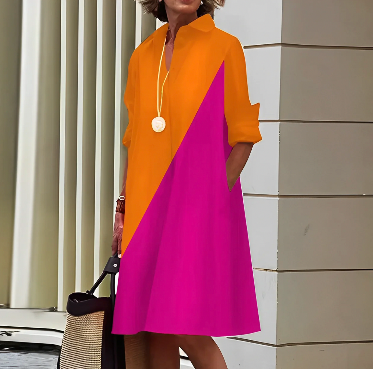 Gina - Super Stylish Polo Dress For Spring